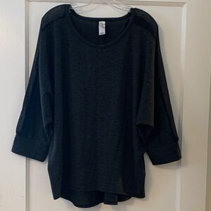 Pure Energy Women's Charcoal Dolman Sleeve Top